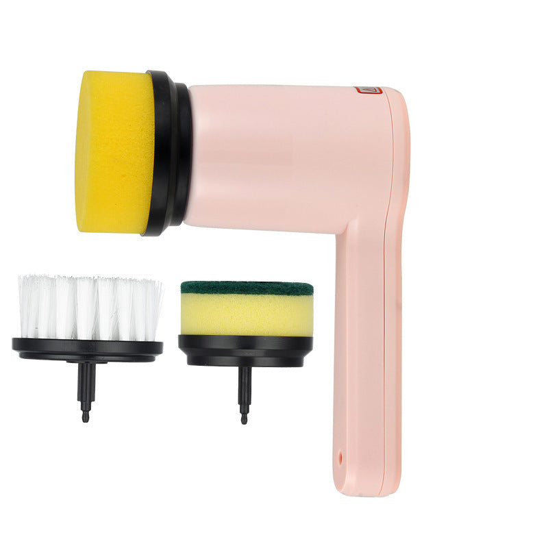 Electric Cleaning Brush with Multiple Heads