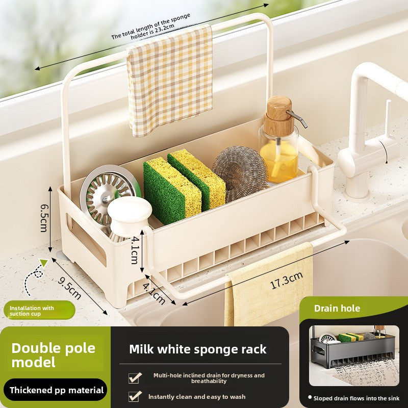 Kitchen Sponge and Cloth Drainage Rack