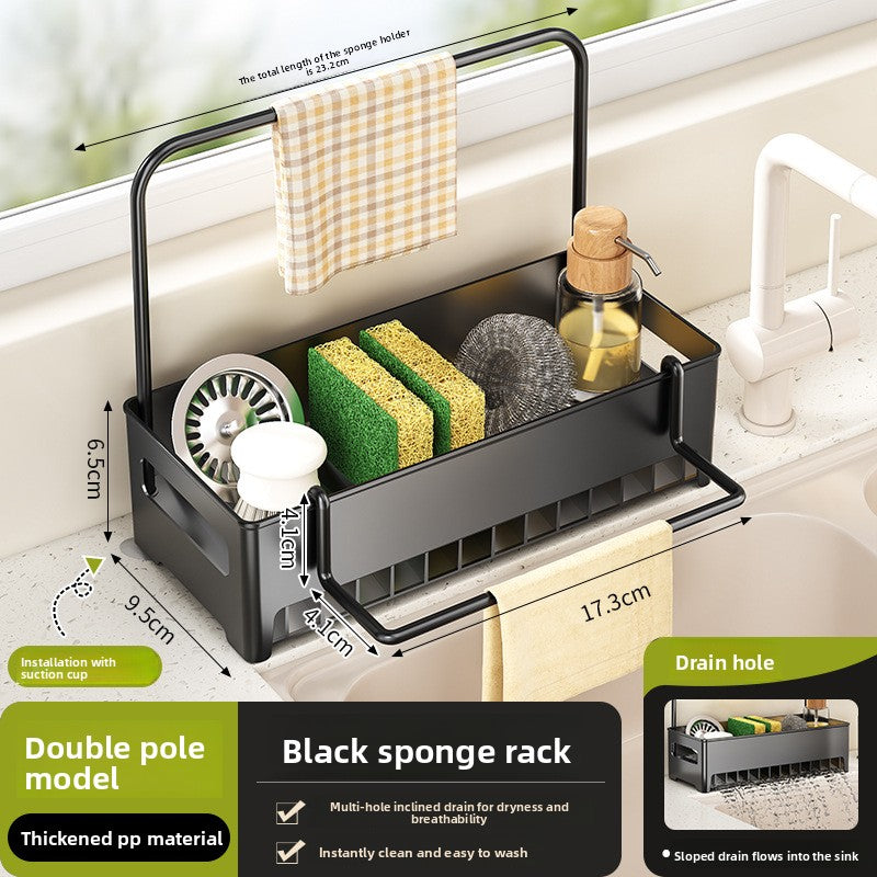Kitchen Sponge and Cloth Drainage Rack
