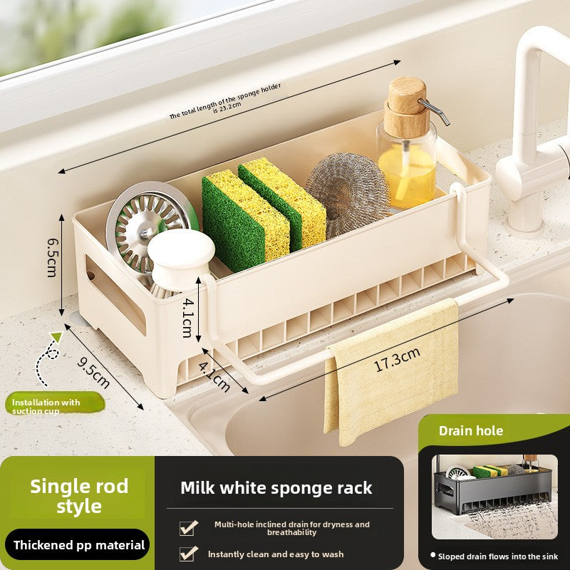 Kitchen Sponge and Cloth Drainage Rack