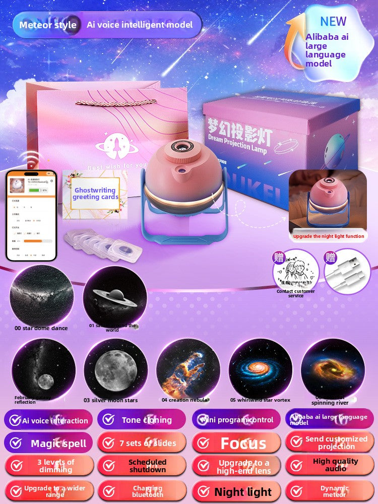 Starry Sky Projector Night Light with Rotation