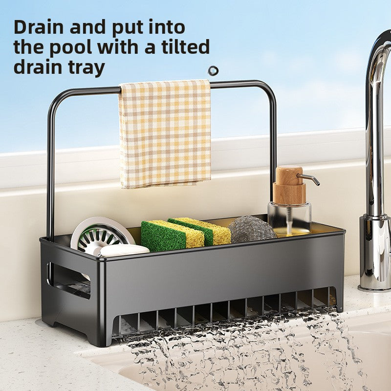 Kitchen Sponge and Cloth Drainage Rack