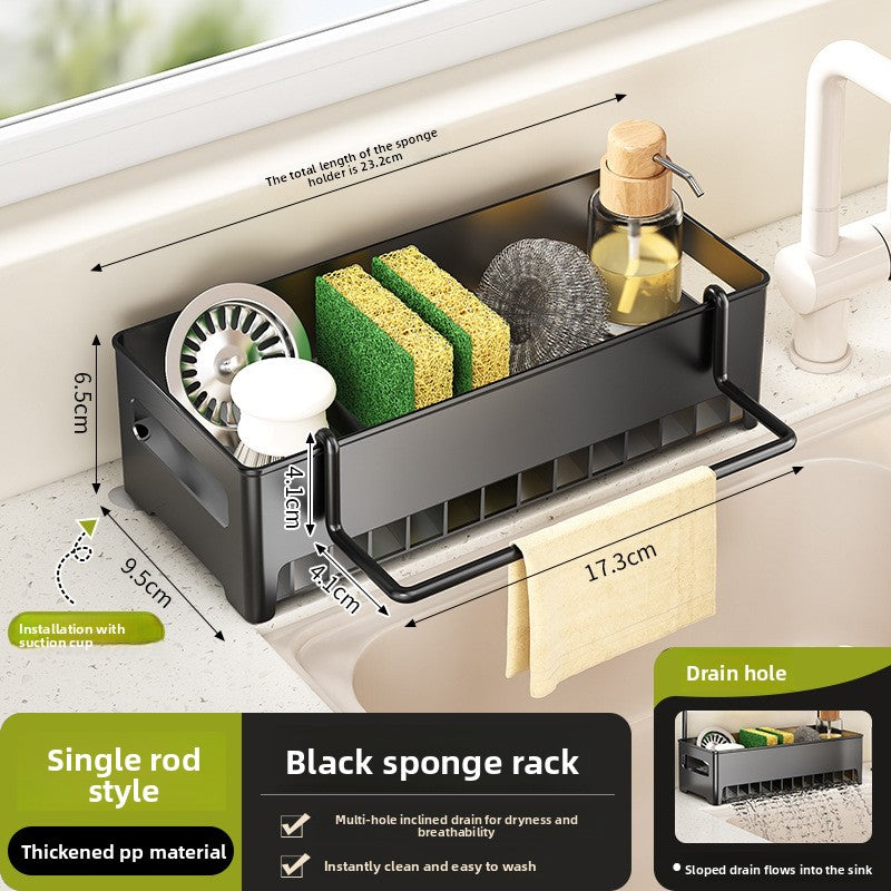 Kitchen Sponge and Cloth Drainage Rack