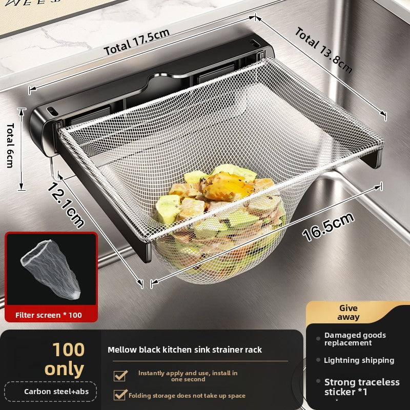 Foldable Kitchen Sink Filter Drain Basket