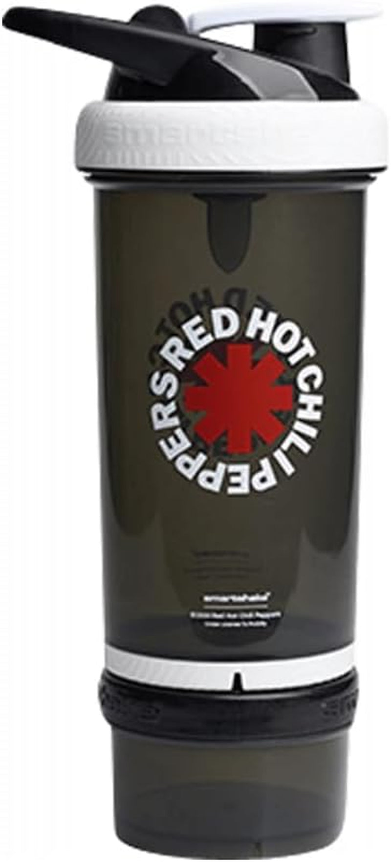 Revive Red Hot Chili Peppers Protein Shaker Bottle with Storage - 750ml Protein Shake Container, Ideal Gift for Rock Band Enthusiasts and Guitar Lovers