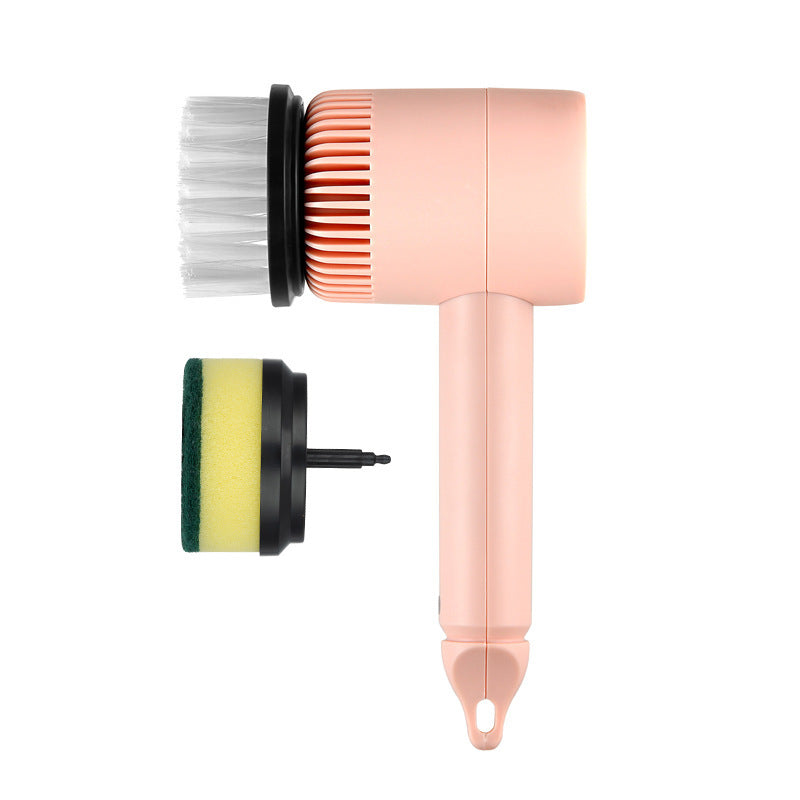 Electric Cleaning Brush with Multiple Heads