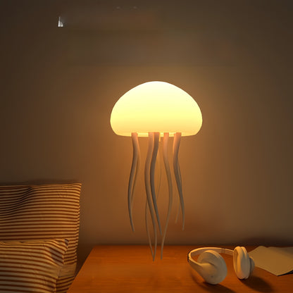 Smart voice-controlled jellyfish night light