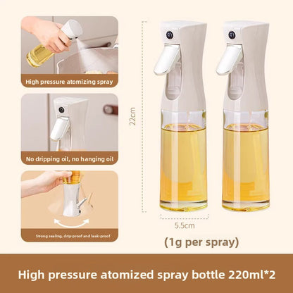 Glass Oil Spray Bottle for Kitchen and Air Fryer Use