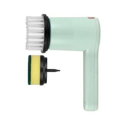 Electric Cleaning Brush with Multiple Heads