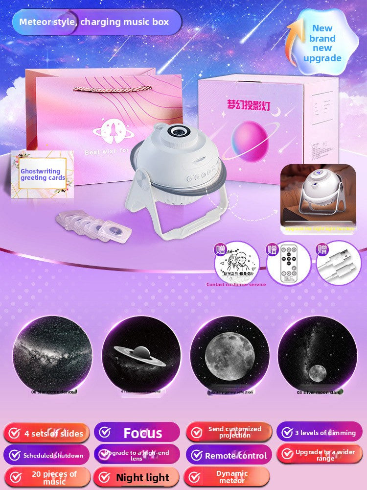 Starry Sky Projector Night Light with Rotation