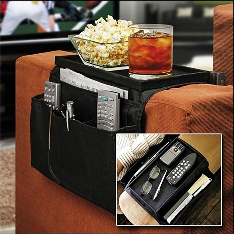 Armchair Remote Control Holder and Sofa Armrest Organizer Caddy