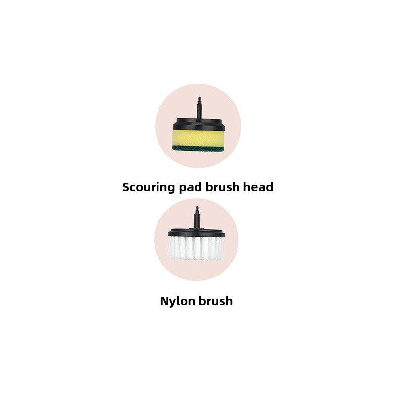 Electric Cleaning Brush with Multiple Heads