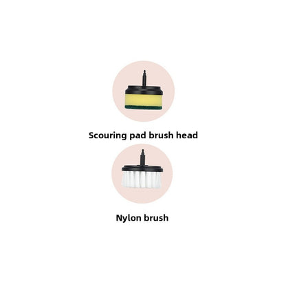Electric Cleaning Brush with Multiple Heads