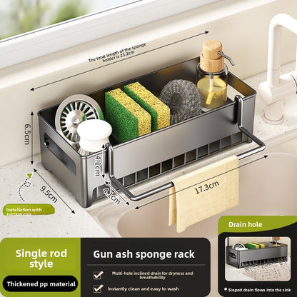 Kitchen Sponge and Cloth Drainage Rack