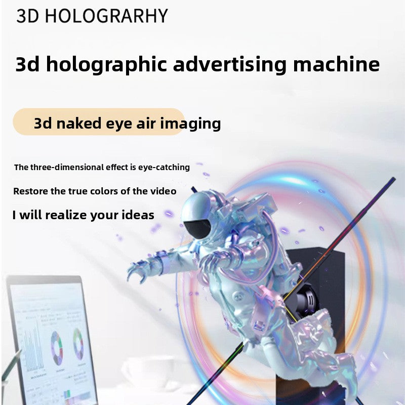 3D Holographic Fan Projector