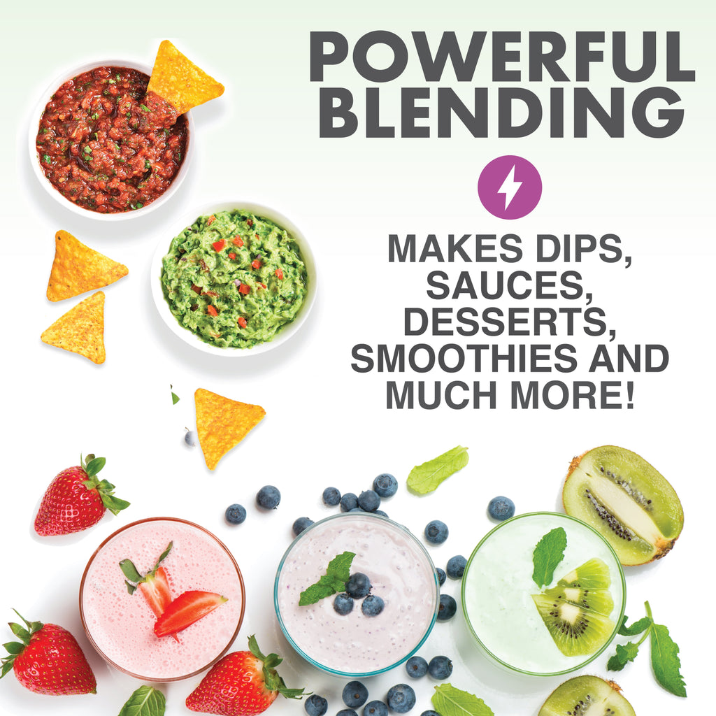 Bionic Blade Portable Rechargeable Blender for Smoothies, Juices, Protein Shakes, and Baby Food