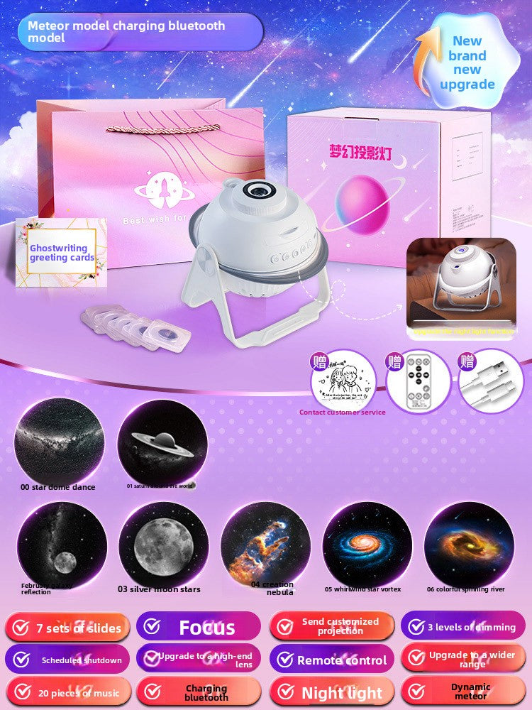 Starry Sky Projector Night Light with Rotation