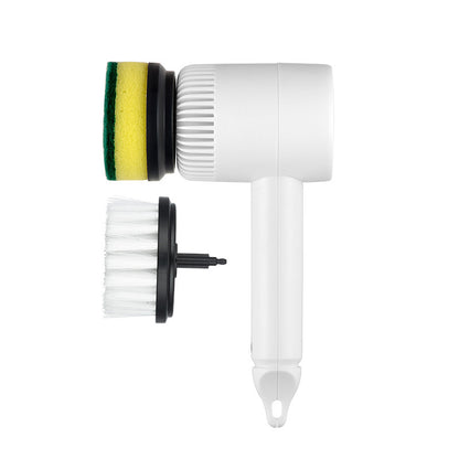 Electric Cleaning Brush with Multiple Heads