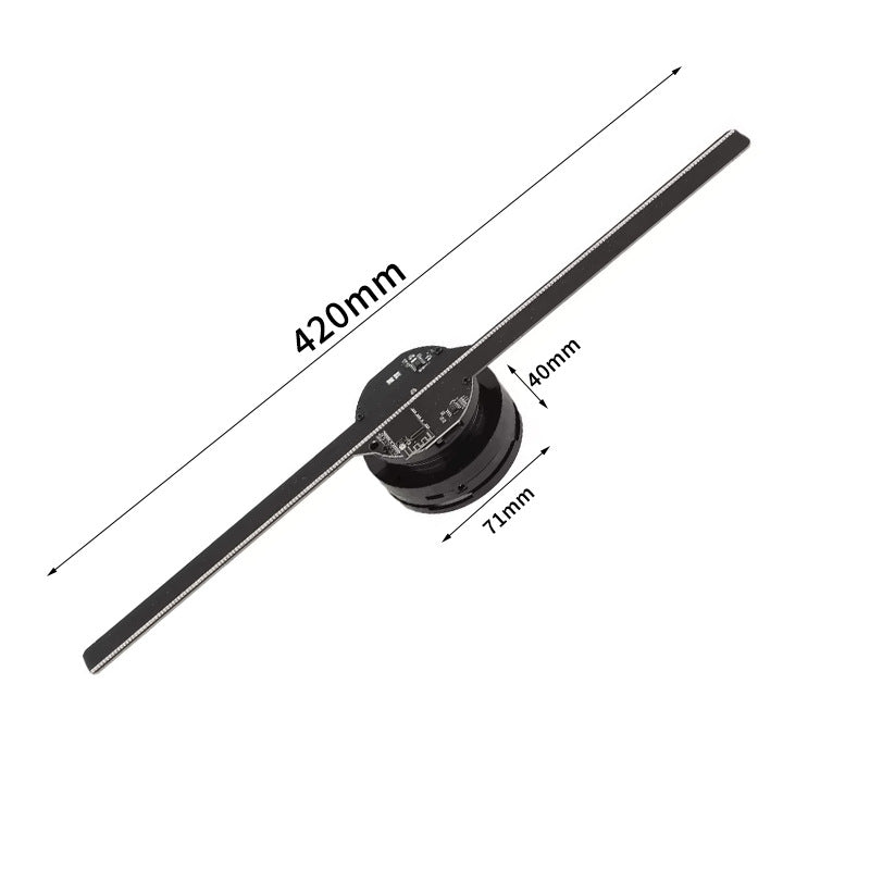 3D Holographic Fan Projector