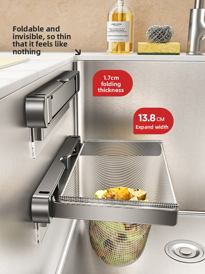 Foldable Kitchen Sink Filter Drain Basket