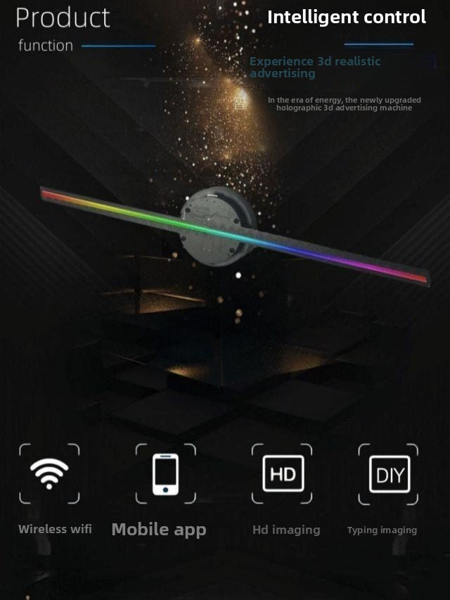 Ultra Thin Naked Eye 3D Holographic Projector