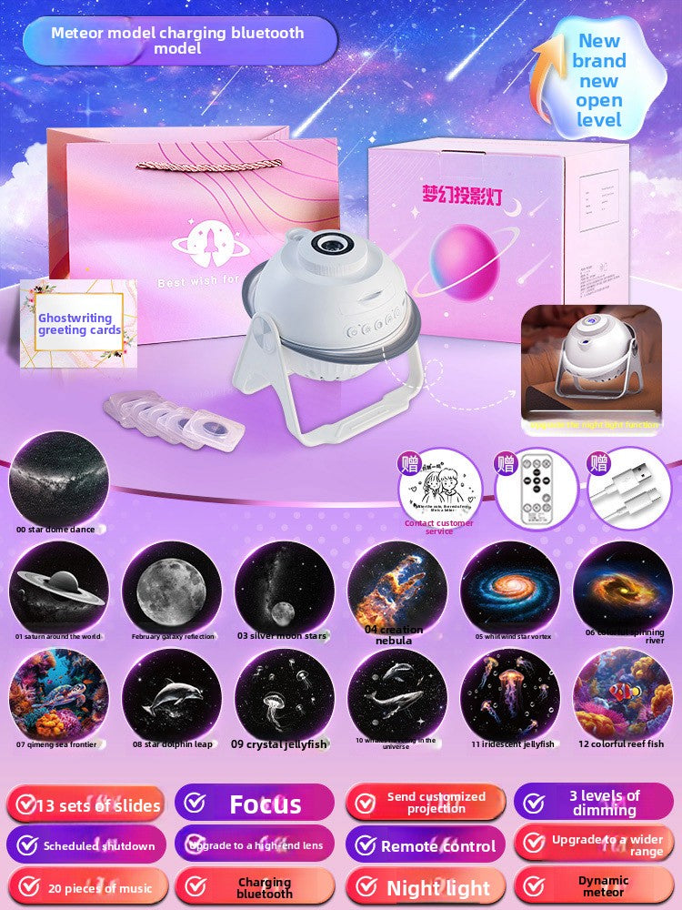 Starry Sky Projector Night Light with Rotation
