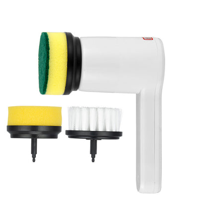 Electric Cleaning Brush with Multiple Heads