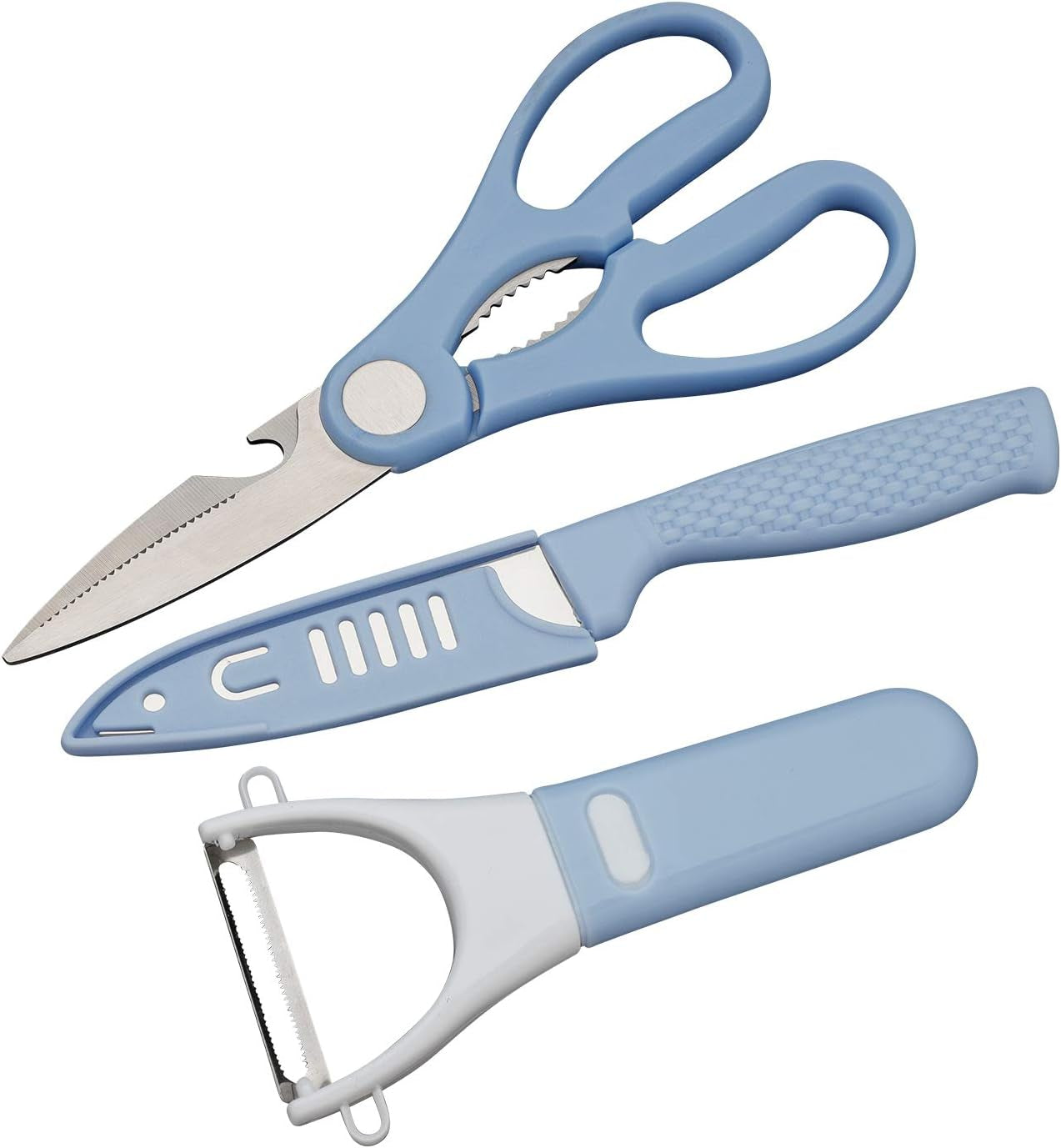 Professional Heavy-Duty Kitchen Shears - Versatile Sharp Utility Scissors for Left-Handed Adults, Black