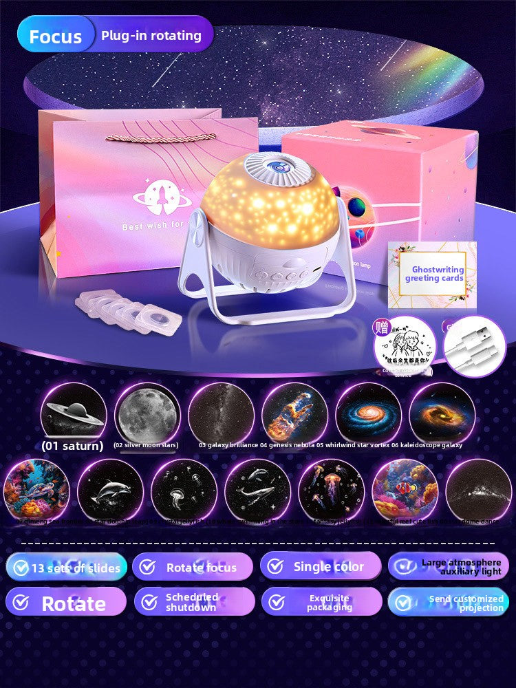 Starry Sky Projector Night Light with Rotation