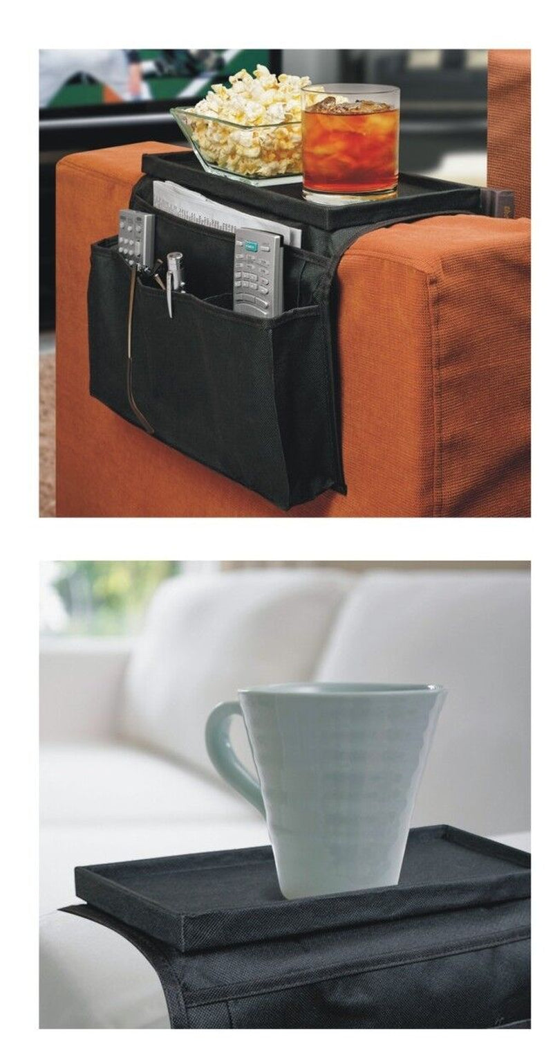 Armchair Remote Control Holder and Sofa Armrest Organizer Caddy