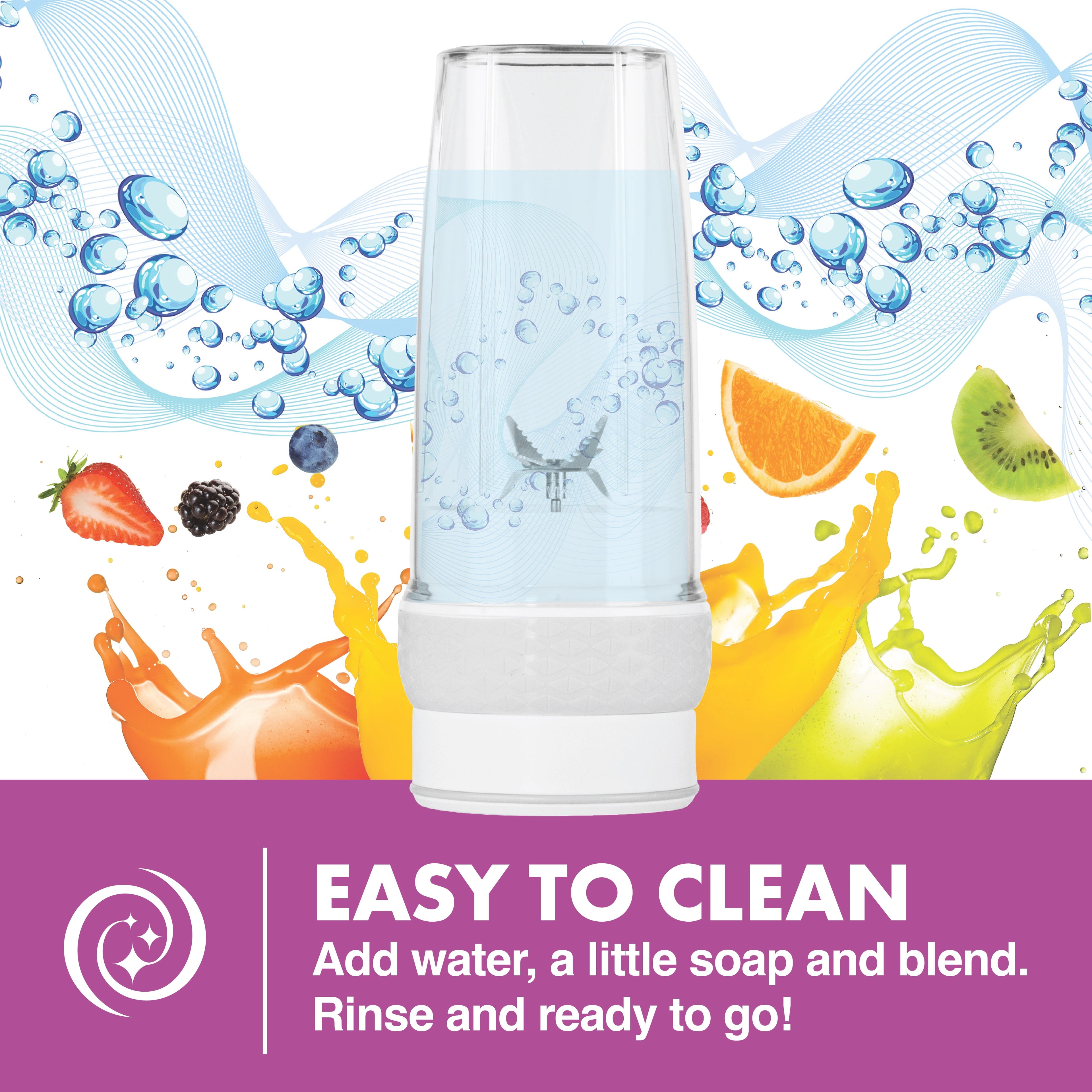 Bionic Blade Portable Rechargeable Blender for Smoothies, Juices, Protein Shakes, and Baby Food