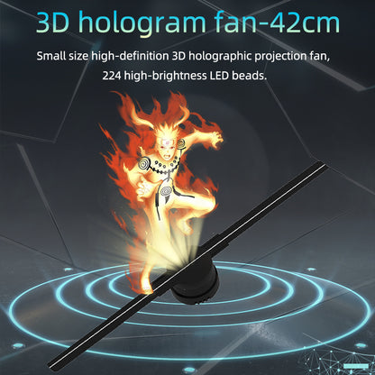 3D Holographic Fan Projector