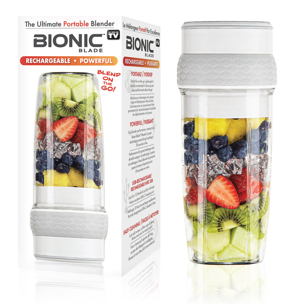 Bionic Blade Portable Rechargeable Blender for Smoothies, Juices, Protein Shakes, and Baby Food