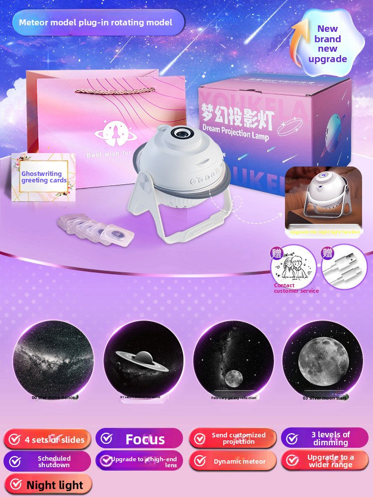 Starry Sky Projector Night Light with Rotation
