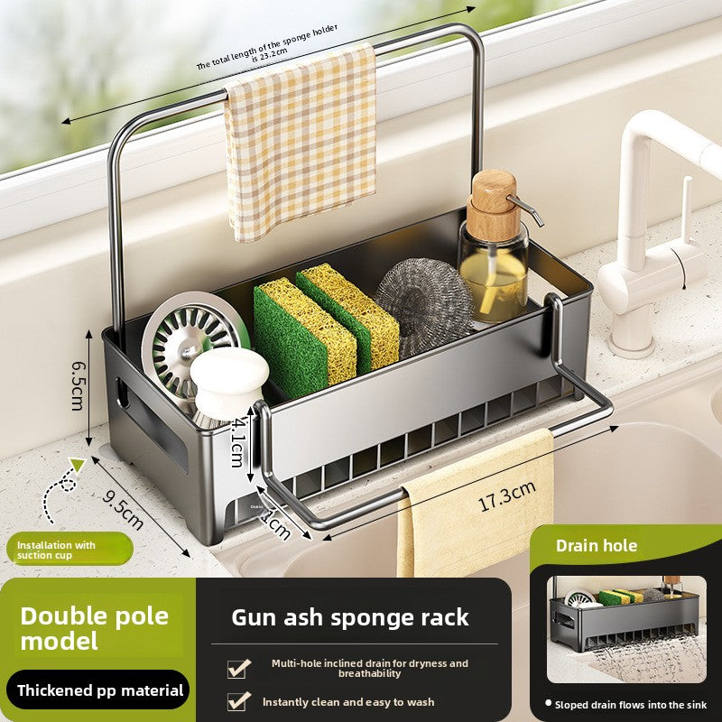 Kitchen Sponge and Cloth Drainage Rack